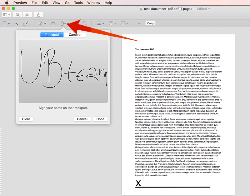 electronically sign pdf for free mac